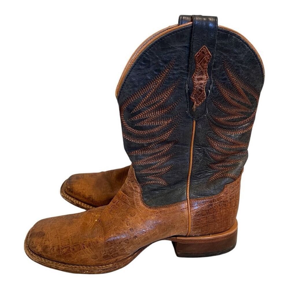 Cody James Size 9D Two Tone Brown Western Boots Cowbo Rodeo Ranch Farm Workwear
